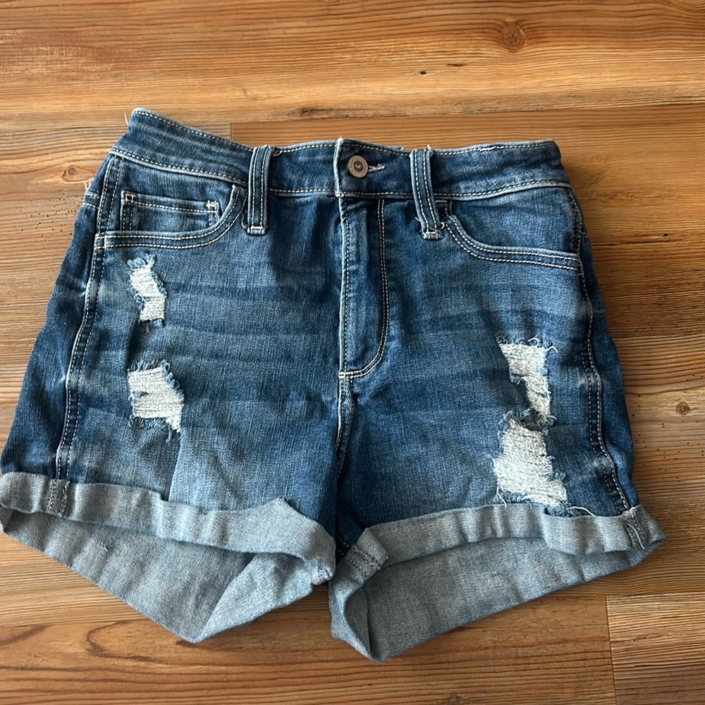 hollister jean shorts